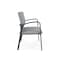 Lesro Newport 2 Seat Tandem Seating Metal Frame No Center Arms, Charcoal, RS Fog Upholstery NP1501 - alternate 2